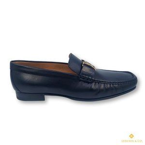 Louis Vuitton Men's Black Leather Montaigne Loafer